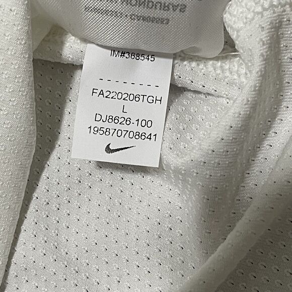 New Nike Volleyball Jersey Womens Large White NW Elite #11 Ekerson Game Issued - Picture 8 of 12